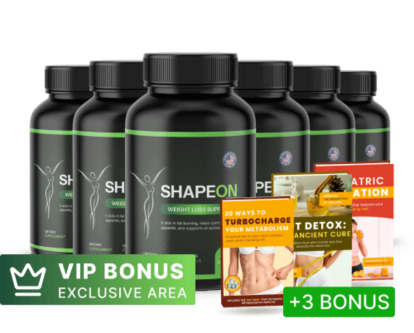 ShapeOn 6 bottle pack with bonuses